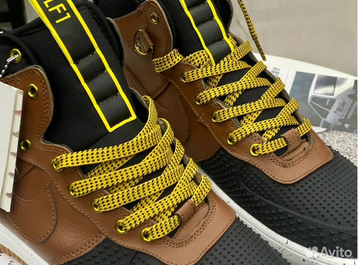 Nike Lunar Force 1 Duckboot, Brown Black