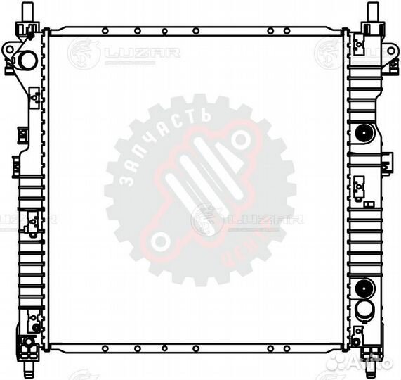 Радиатор охлаждения для автомобилей SsangYong Acty