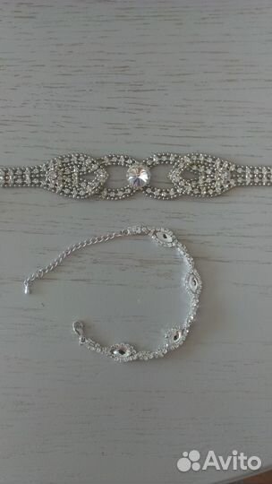 Колье, сережки