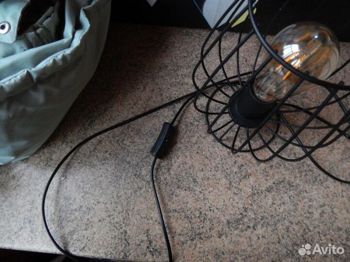 Лампа настольная лофт