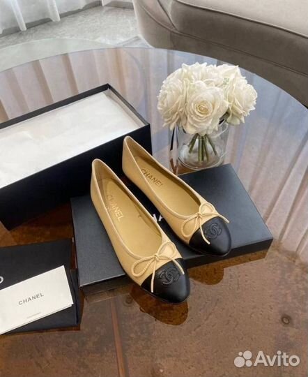Балетки Chanel нат кожа 35-43