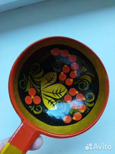 Половник деревянный хохлома новый