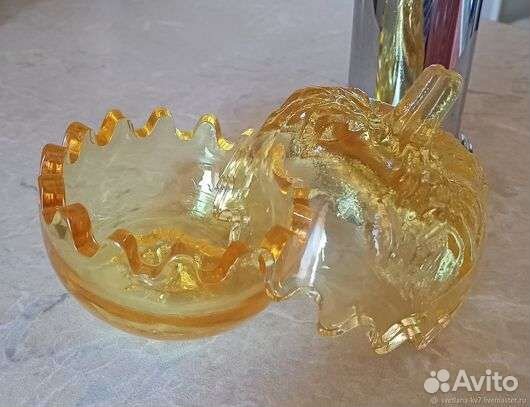 Лимонница винтаж СССР яблоко салатник посуда