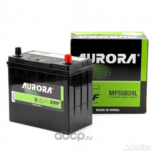 Аккумулятор aurora 45 Ah 430A