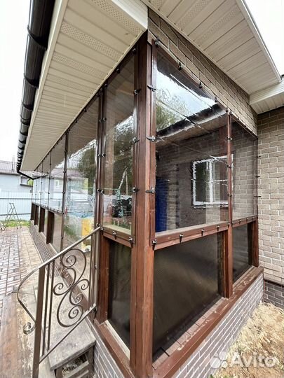 Мягкие окна для беседки