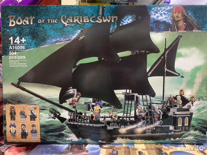 Конструктор, пираты карибского моря