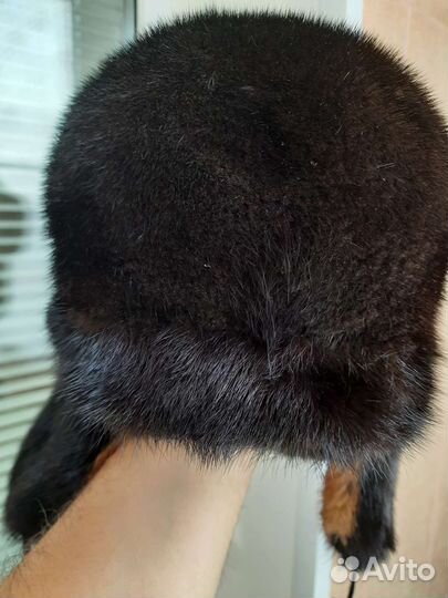 Шапка норковая женская бу