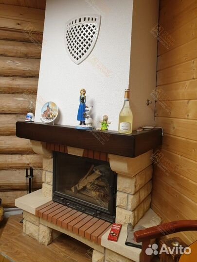 Угловые дровяные камины Кантри из песчаника