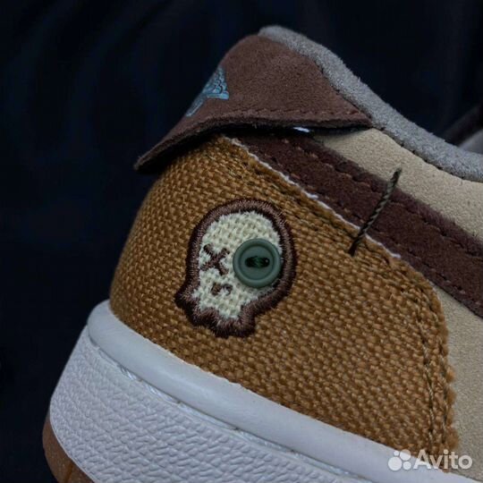 Кроссовки Jordan 1 Low «zion williamson voodoo»