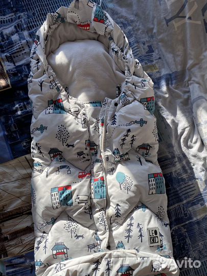 Зимний конверт Leokid в коляску