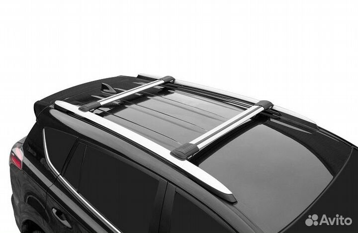 Багажник на рейлинги Люкс хантер l46 r