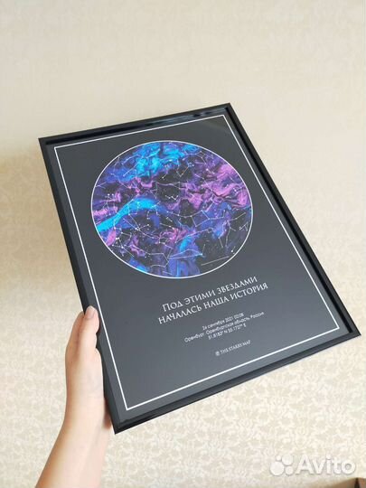 Карта Звездного неба Подарок