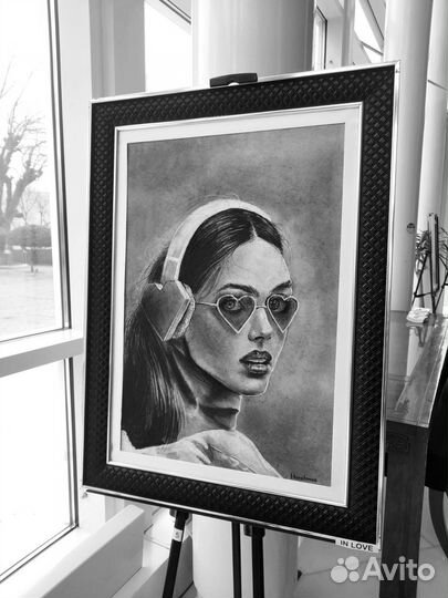 Портрет по фото, картина на заказ