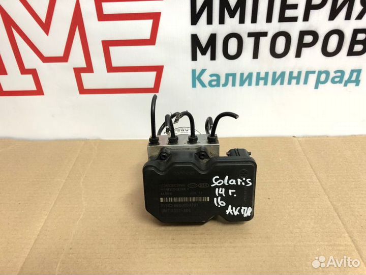 Блок abs Hyundai Solaris хэтчбек G4FC 2014