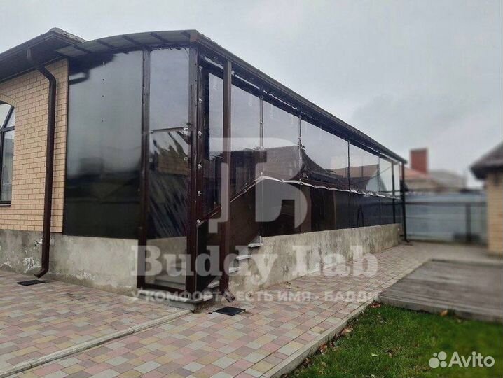 Мягкие пвх окна на беседку