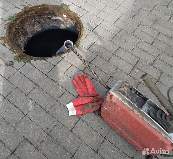 Прочистка канализации, промывка, видео диагностика