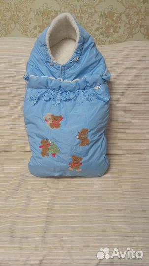 Детский конверт на выписку