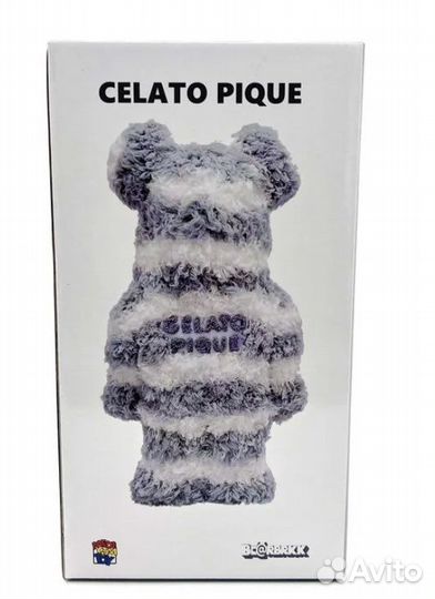 Bearbrick Gelato Pique Mint White 400