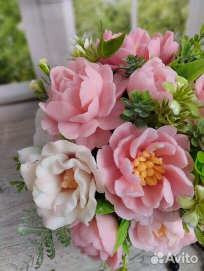 Букет из мыла