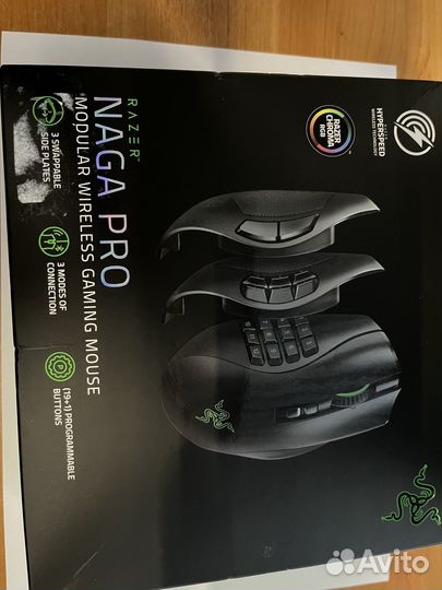 Мышь Razer Naga Pro + Коврик Razer Gigantus v2