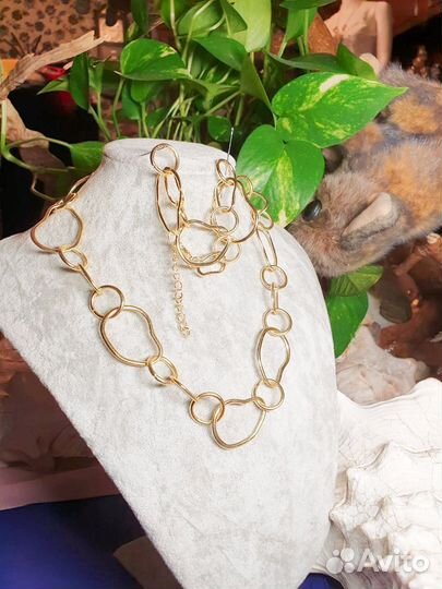 Комплект бижутерии Италия под золото