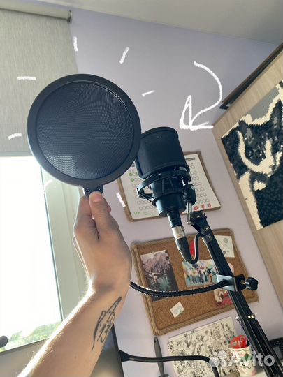 Поп фильтр для микрофона