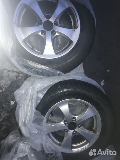 Литые диски r14 с резиной на volkswagen polo