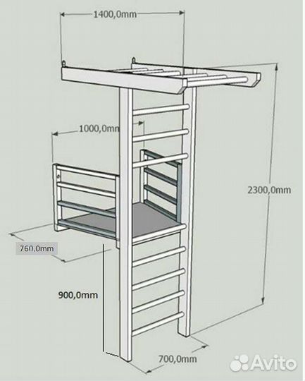 Детский домашний комплекс Балкончик