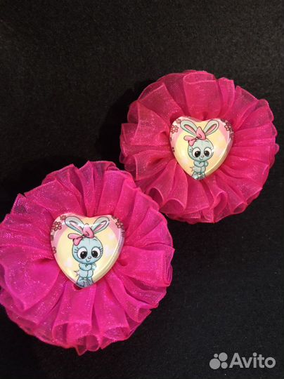 Резиночки для волос для девочек.Ручная работа