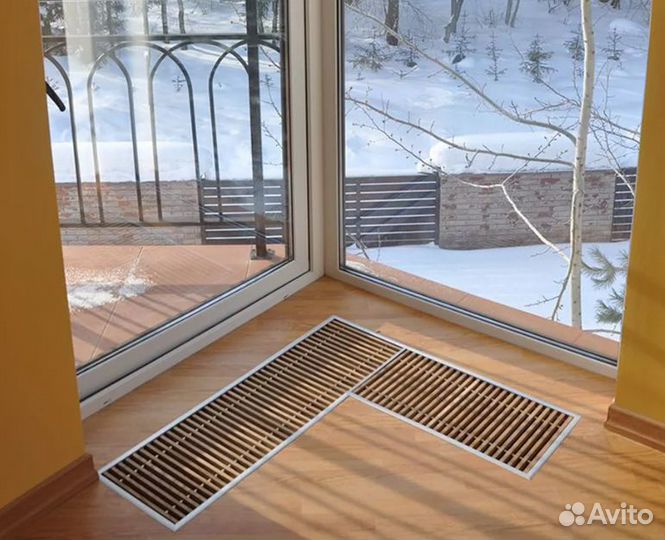 Конвектор внутрипольный Stout SCQ 110.240.1500