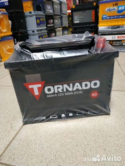 Аккумулятор Торнадо 60а