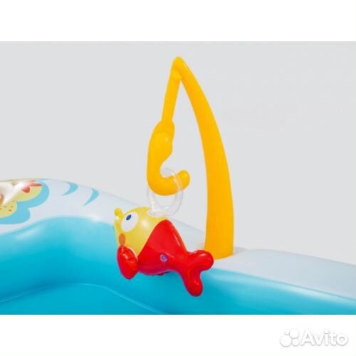 Детский бассейн центр с горкой 218х188х99 см Intex