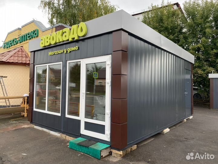Торговый павильон 6х4 (темно-серый)