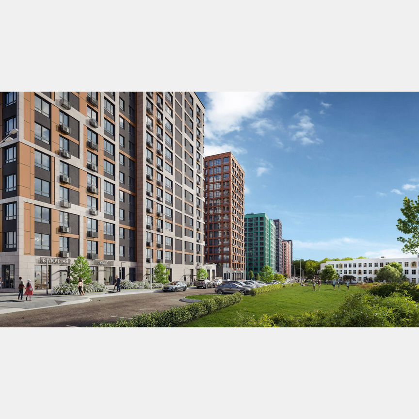 1-к. квартира, 33,6 м², 2/12 эт.