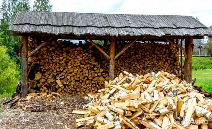 Дрова наколотые