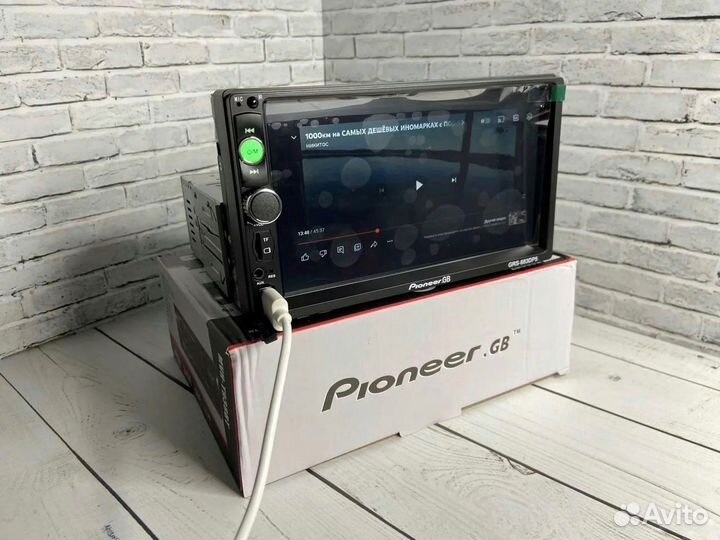 Магнитола 1din Pioneer 7 дюймов (новая)