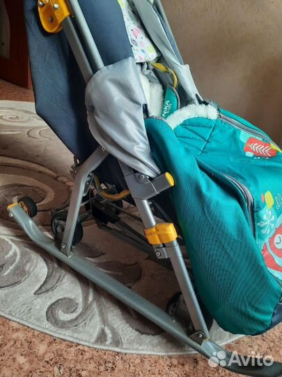 Коляска санки