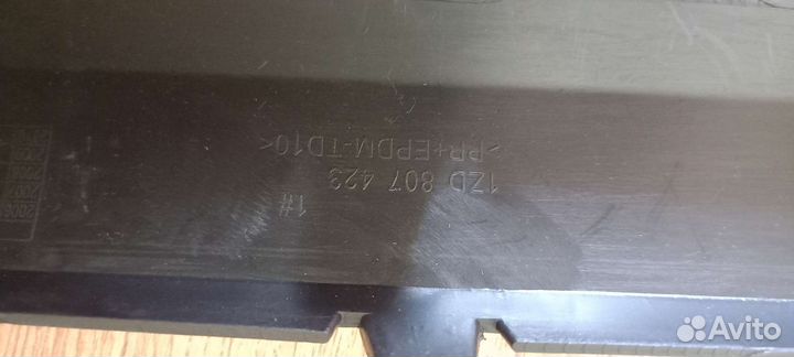 Молдинг на задний бампер шкода октавия а5