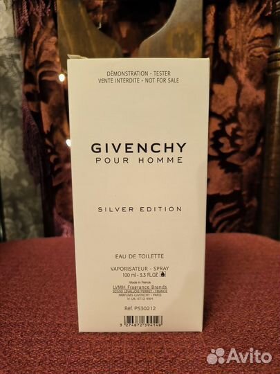 Givenchy Pour Homme Silver Edition 100 ml