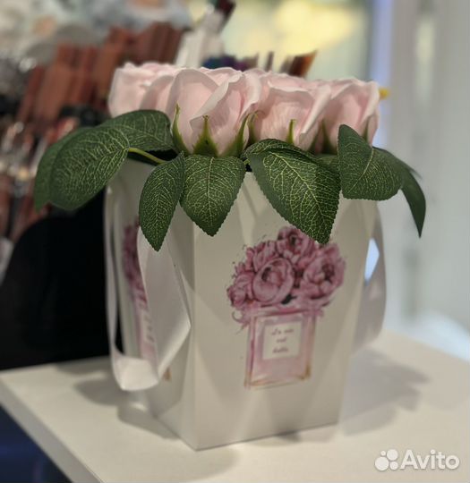 Букет цветов из мыла