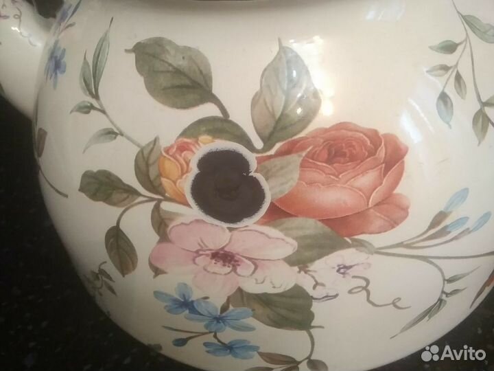 Чайник эмалированный бу