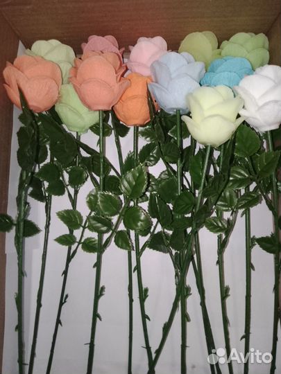 Роза из мыла