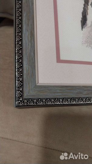 Картина вышитая крестиком ручная работа