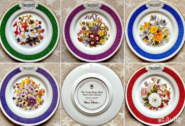 Chelsea Flower Show Цветы красивые тарелочки