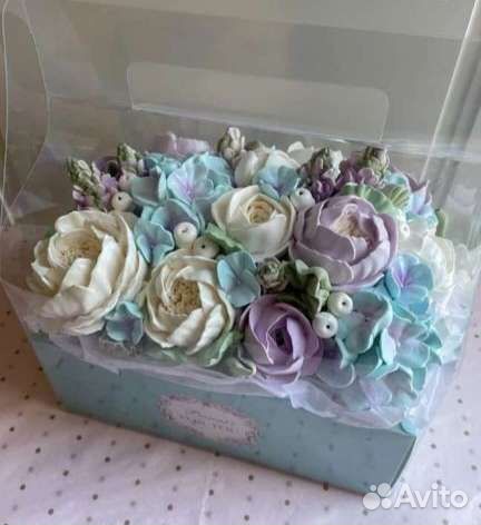 Зефирные цветы, букеты