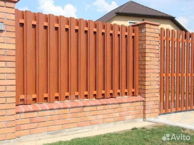 Штакетник металлический