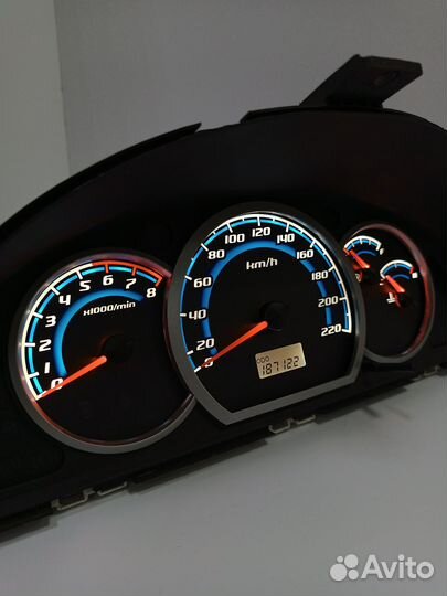 Шкала, накладка приборной панели Gentra, Lacetti