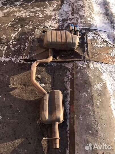 Глушитель в сборе Vw Tiguan 5N 2.0 TSI cawa/cawb