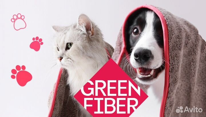Файбер для кошек и собак Green Fiber Pet 68 x 25см