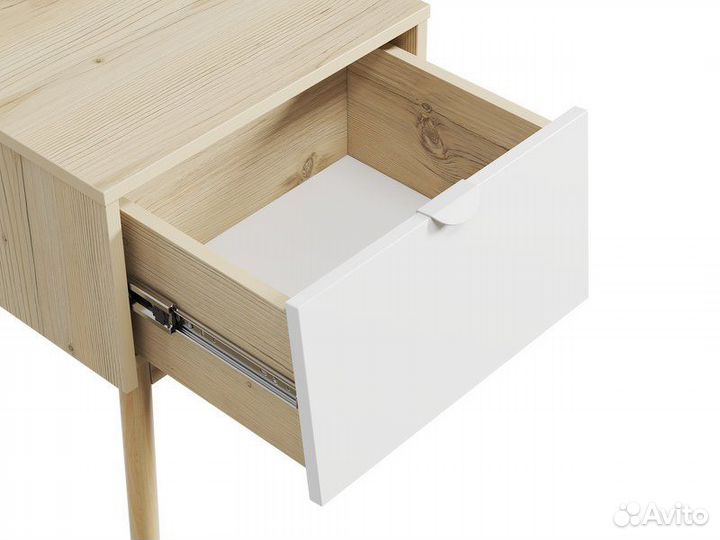 Тумба прикроватная Лесли White